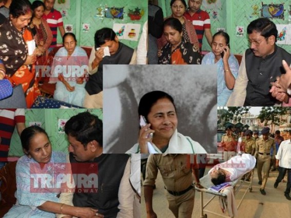 Mamata Banerjeeâ€™s big blow to Manik Sarkar on Journalist murder row : Mamata talks to slain journalist Sudip Datta Bhaumikâ€™s mother, offers Journalistâ€™s sonâ€™s Govt job in West Bengal 